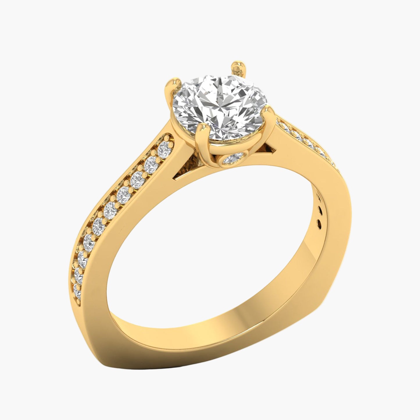 Opal Flame Diamond Ring