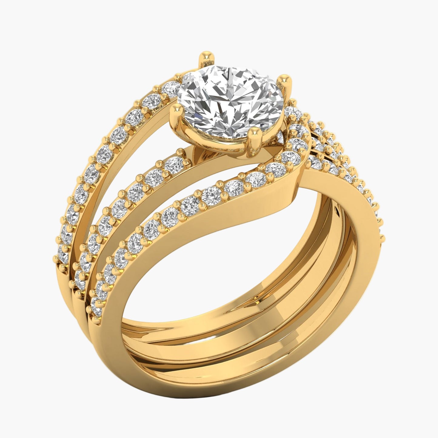 Fire n Flame Diamond Ring