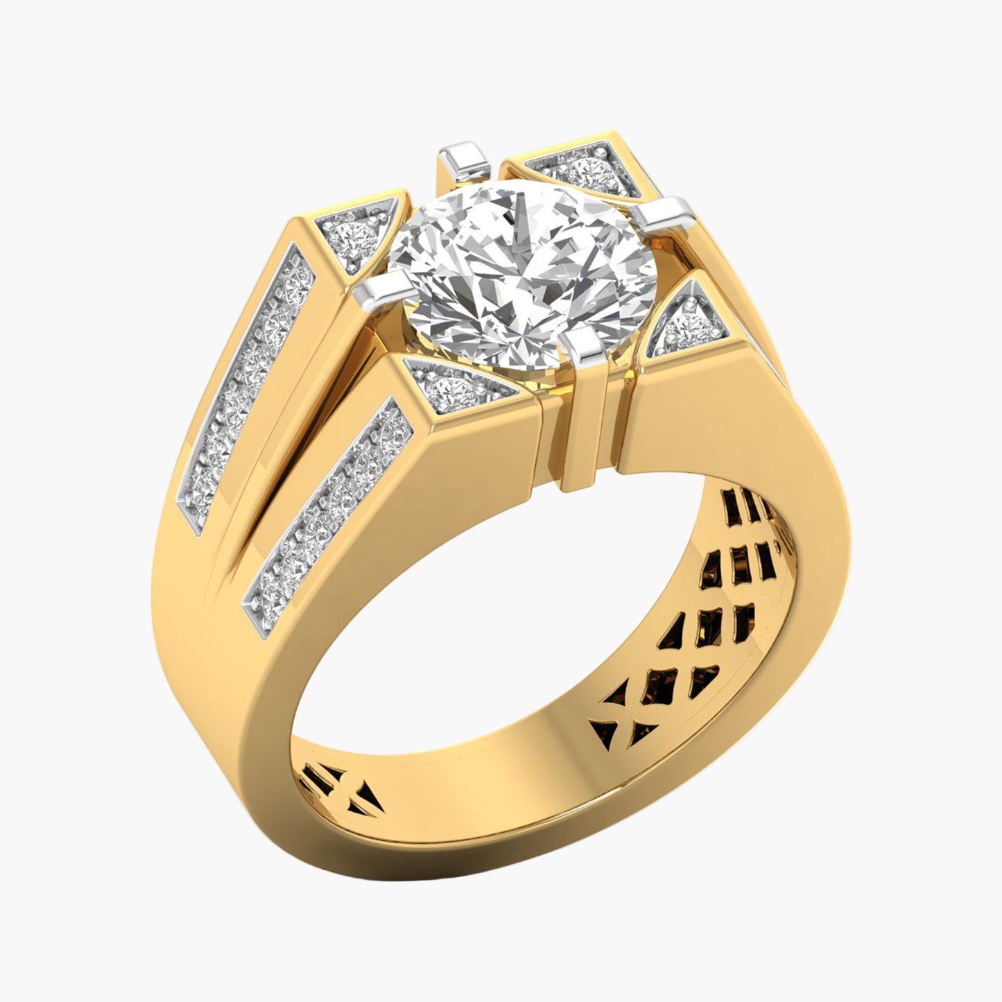 Everlasting Matrix Men Diamond Ring