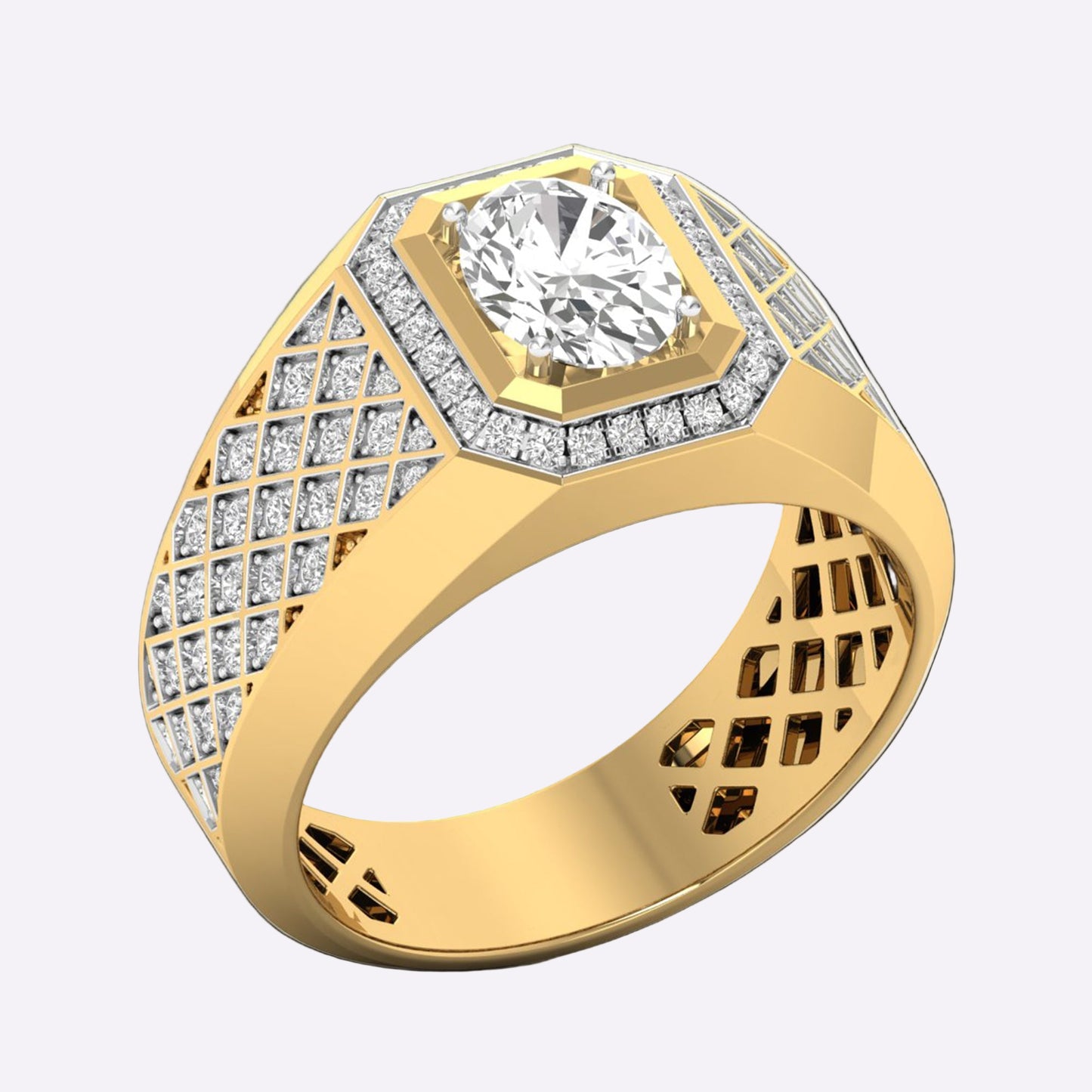 Sparkle Smith Men Diamond Ring