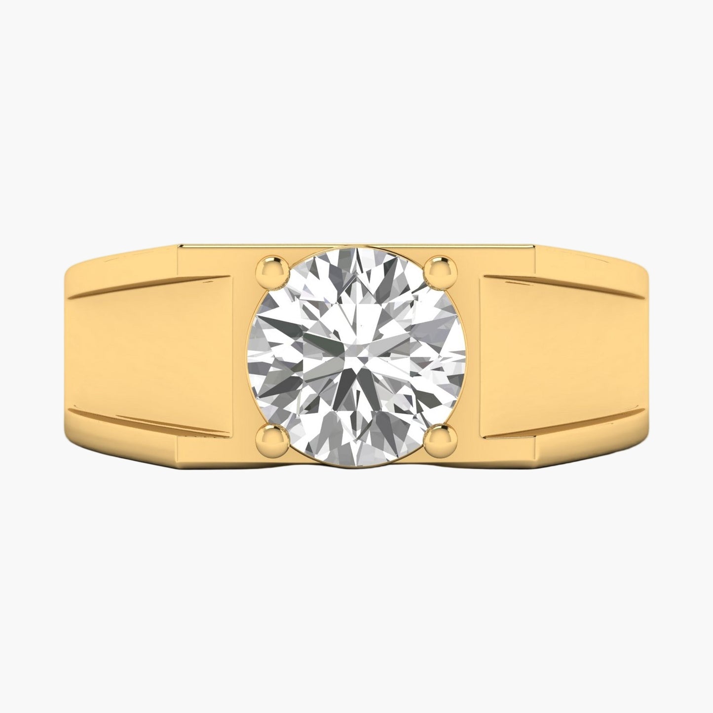 2 Carat Designer Men Diamond Ring