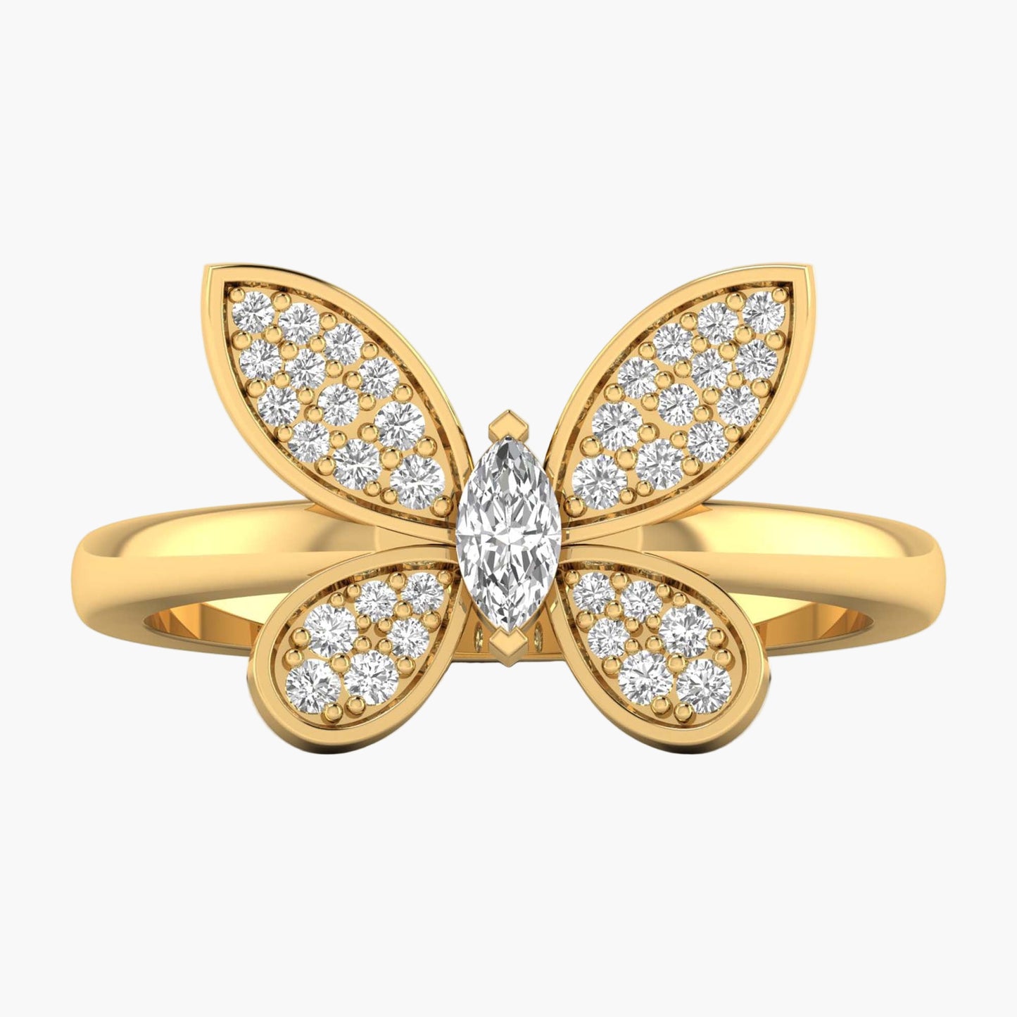 Fluttering Beauty Diamond Ring