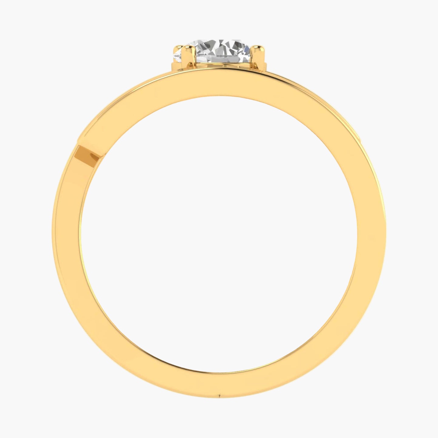 North Star Twirl Diamond Ring