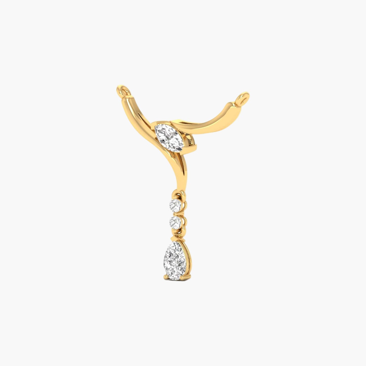 Temple Bells Diamond Mangalsutra