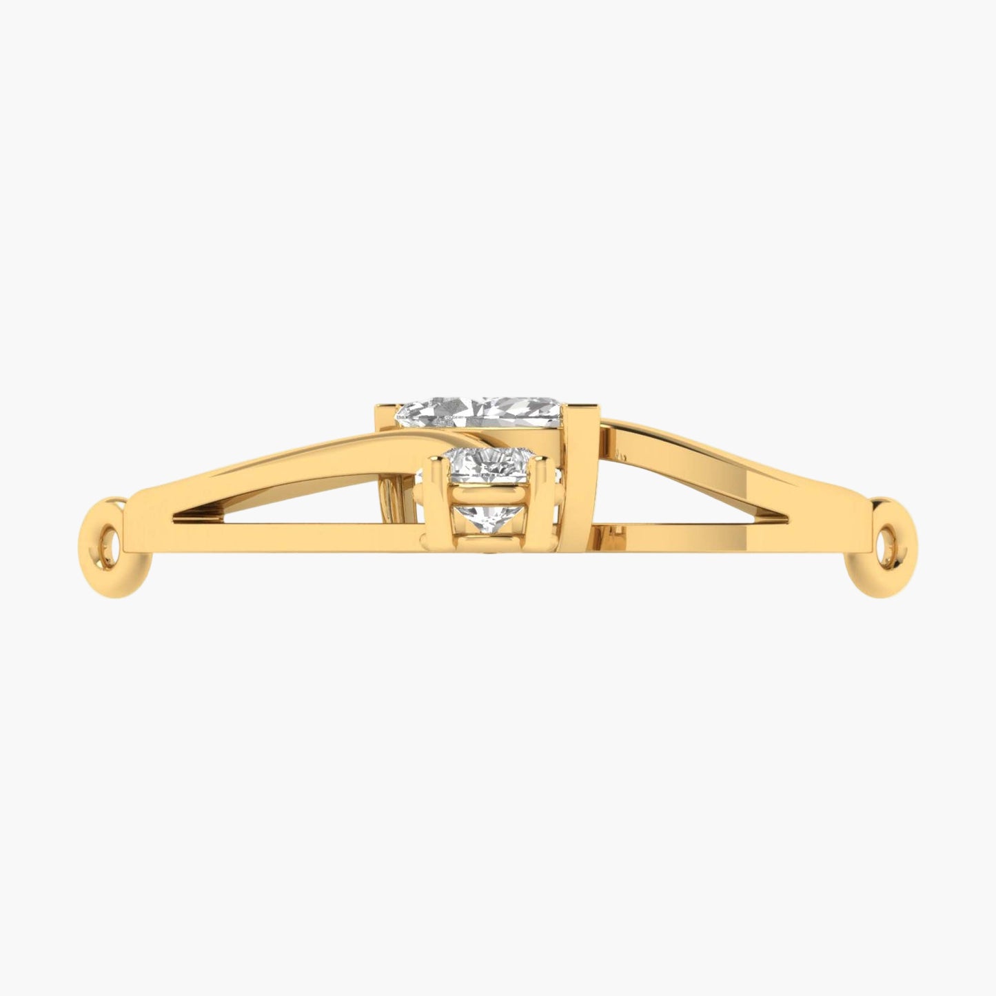 Temple Bells Diamond Mangalsutra