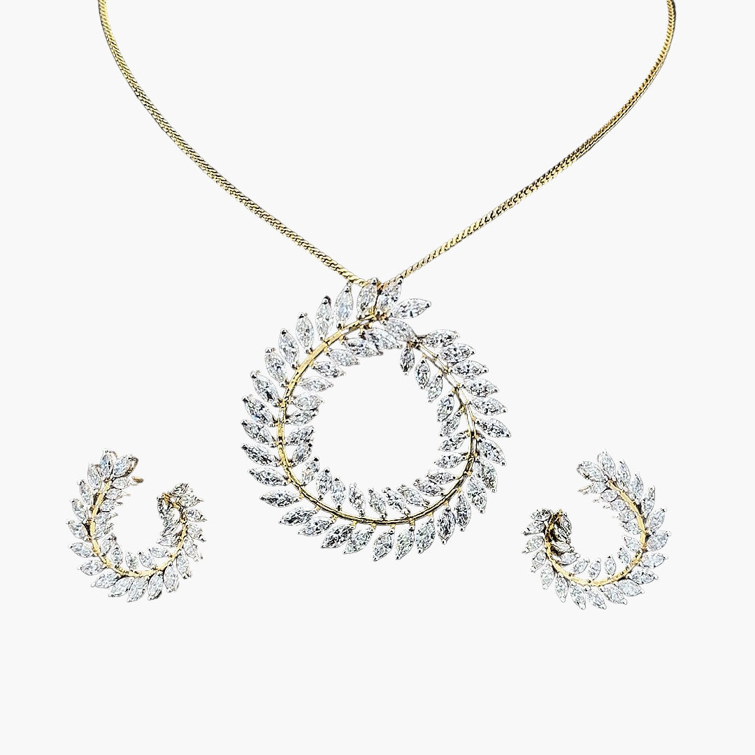 Flareedge Diamond Pendant