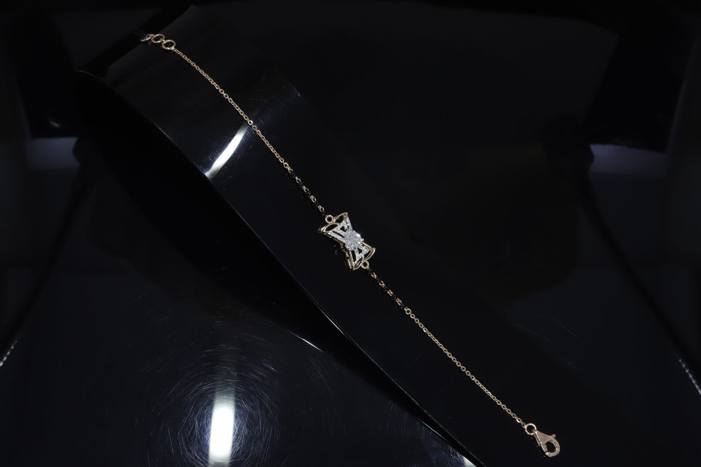 Jadore Bow Diamond Bracelet