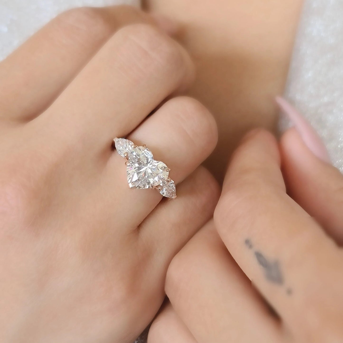 Everbound Heart Diamond Ring