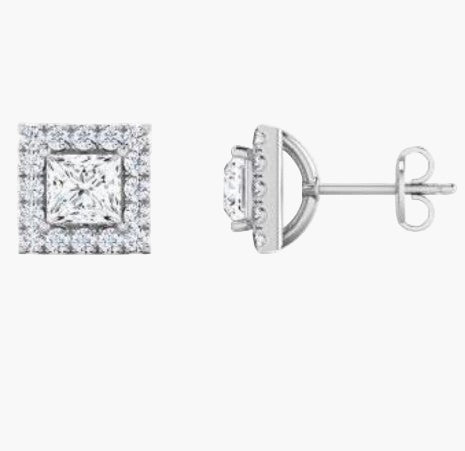 Starlight Veil Diamond Earrings