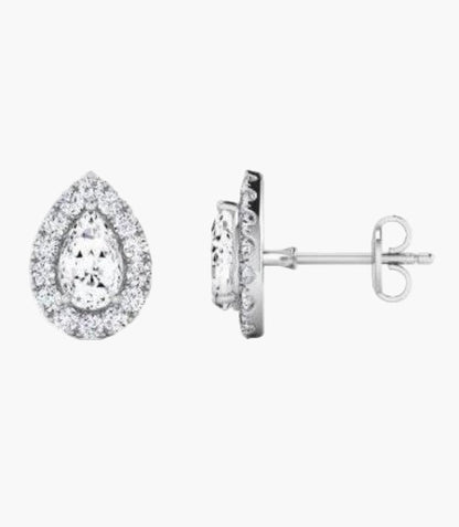 Sleek Loop Diamond Earring