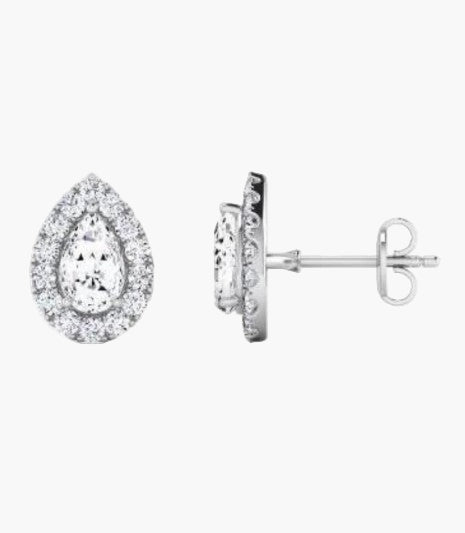 Sleek Loop Diamond Earring