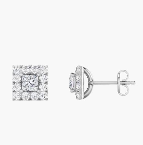 Bold Horizon Diamond Earrings