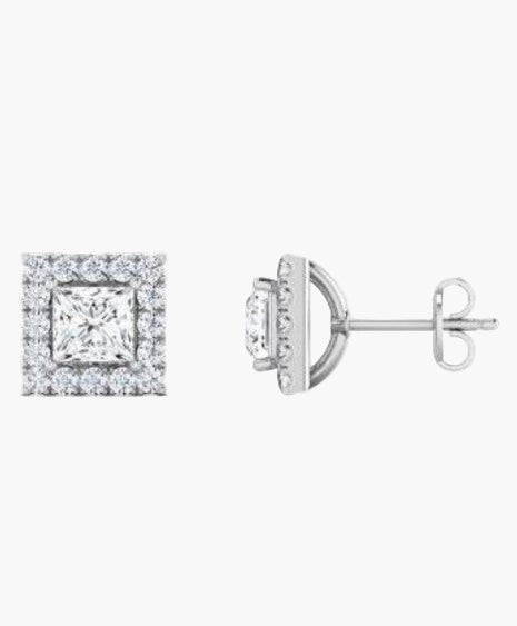 Crystal Axis Diamond Earrings