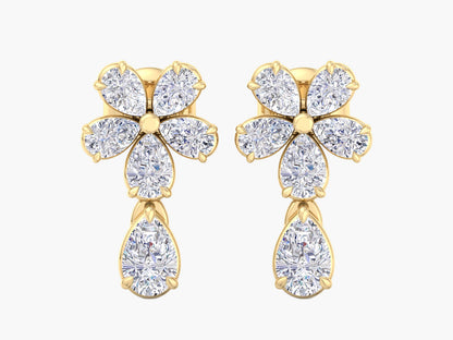 Bloomire Petala Diamond Earrings