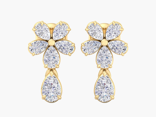 Bloomire Petala Diamond Earrings
