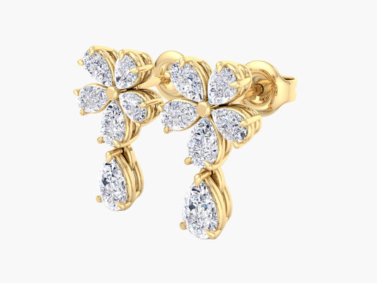 Bloomire Petala Diamond Earrings