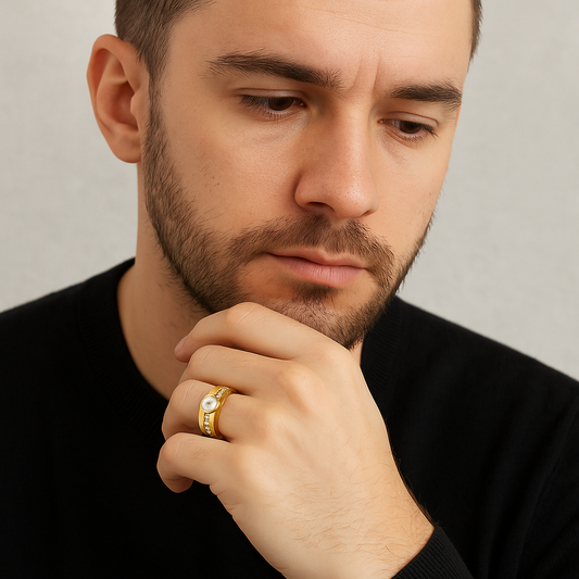 Regal Toast Men Diamond Ring