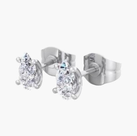 Swiveling Star Diamond Earrings