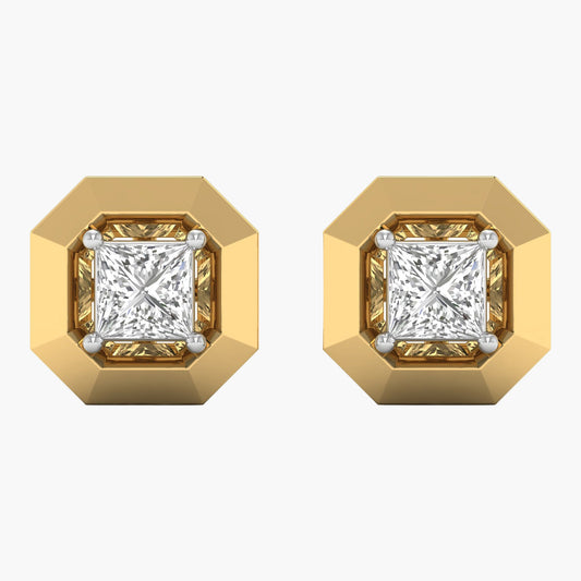 Princess Glam Diamond Earrings