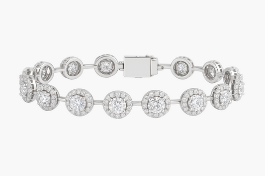 Mooncurl Tennis Diamond Bracelet