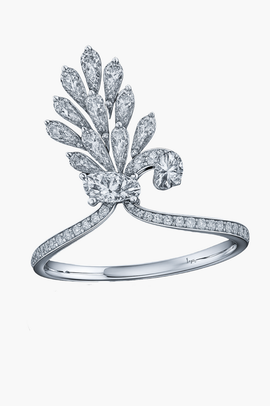 Pride of Feathers Diamond Ring