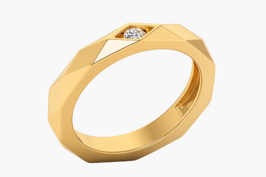 Enticing Crest Diamond Ring