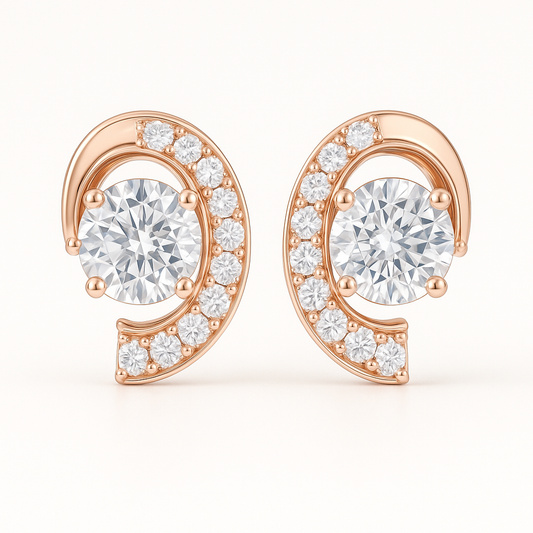 Exquisite Elegance Diamond Earrings