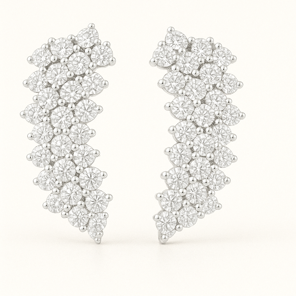 Crown Jewel Diamond Earrings
