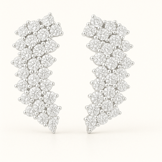 Crown Jewel Diamond Earrings