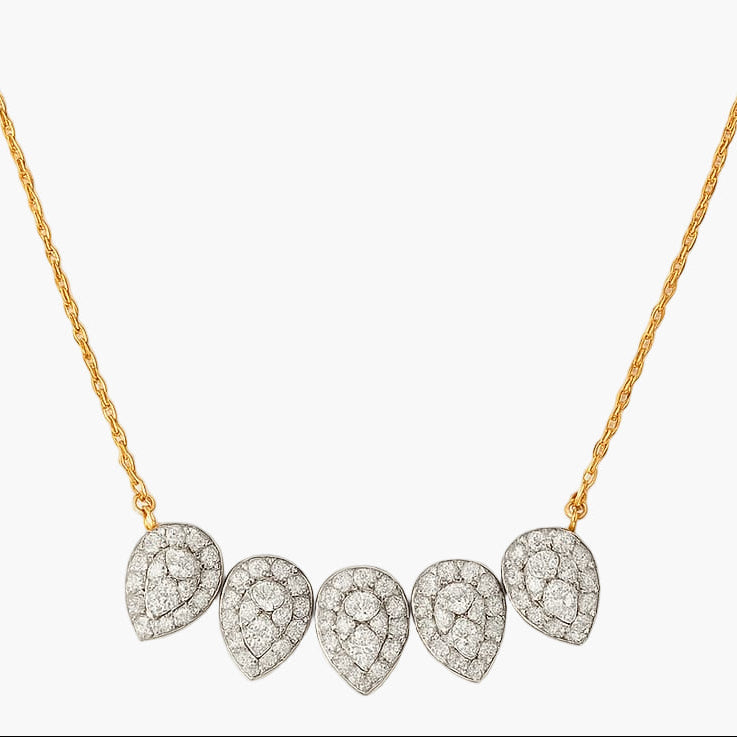 Halo Shimmer Diamond Necklace