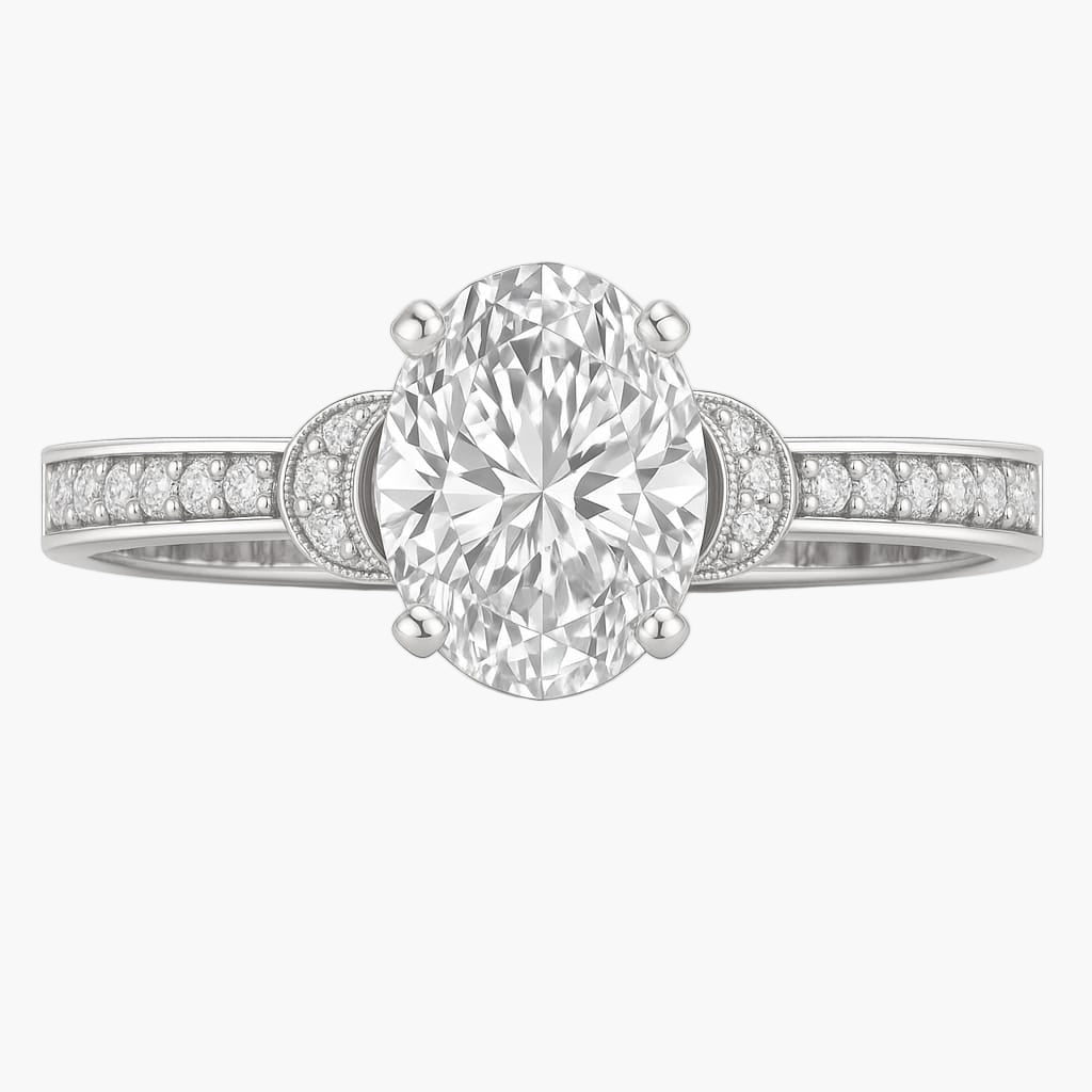 Modern Empress Diamond Ring