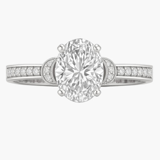 Modern Empress Diamond Ring