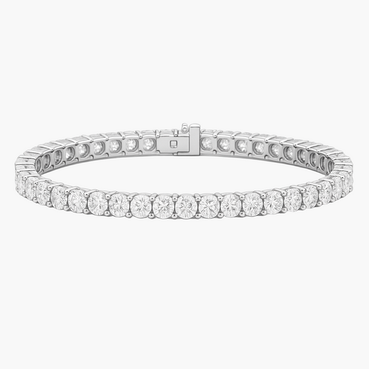Tennis Shaped Diamond Bracelet