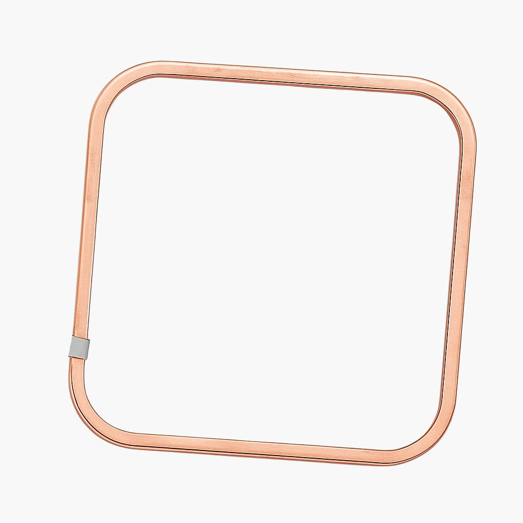 Rose Gold Quadre Bangles