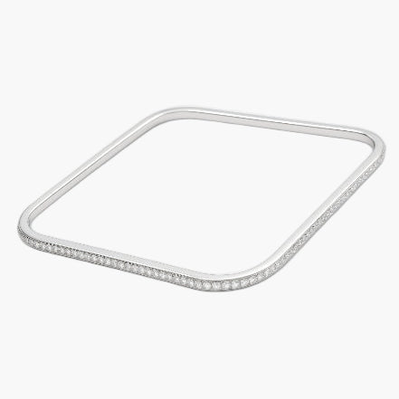 White Gold Quadre Diamond Bangle