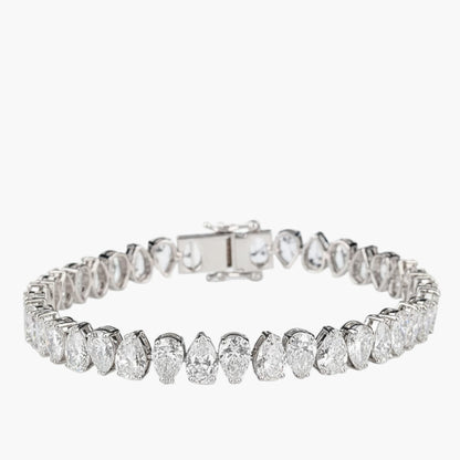 Lustre Azure Tennis Diamond Bracelet