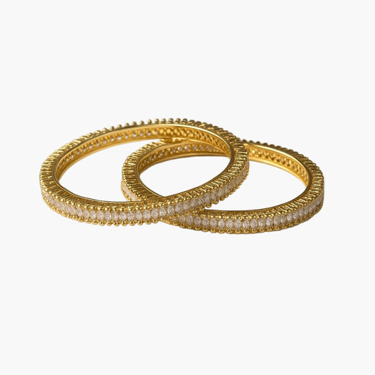 Glow Embers Diamond Bangles