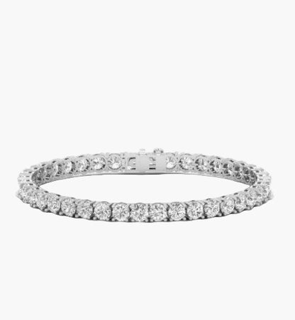 Graceful Festoon Tennis Diamond Bracelet