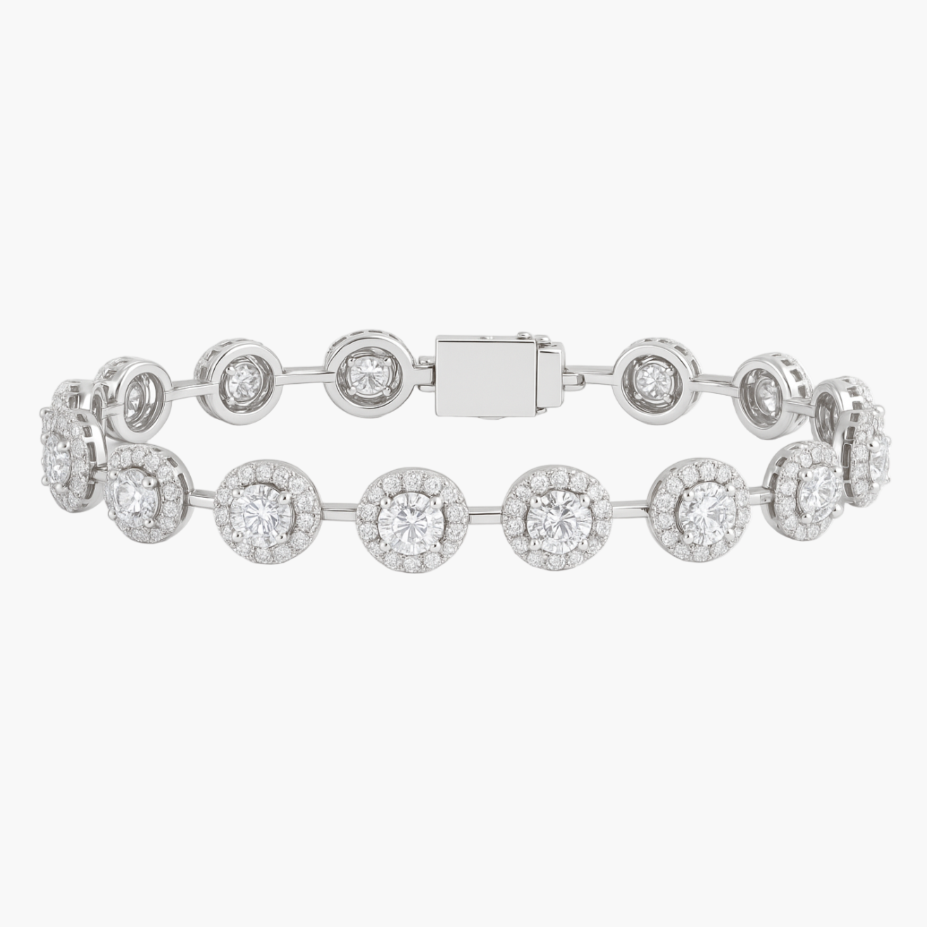 Mooncurl Tennis Diamond Bracelet