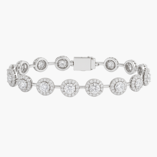 Mooncurl Tennis Diamond Bracelet