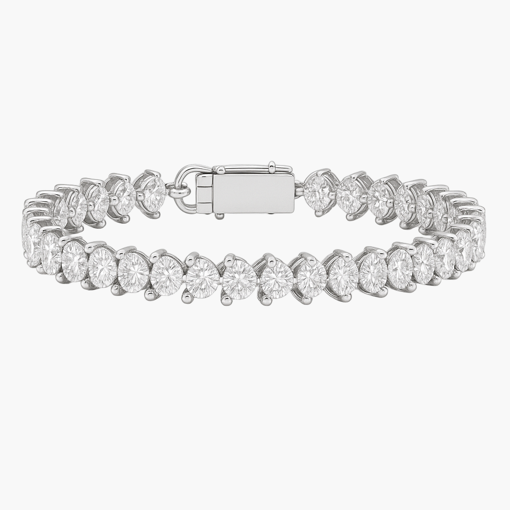 Starlight Bud Men Tennis Diamond Bracelet