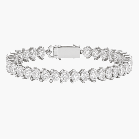 Starlight Bud Men Tennis Diamond Bracelet