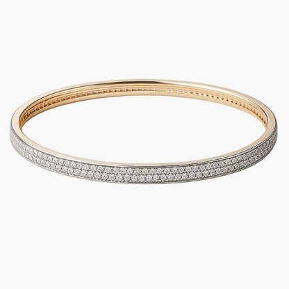 Aurora Single Line Diamond Bangle