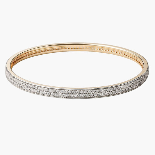Aurora Single Line Diamond Bangle