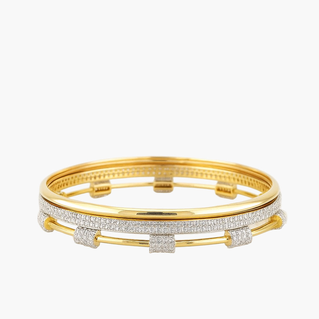 Aurora Single Line Diamond Bangle
