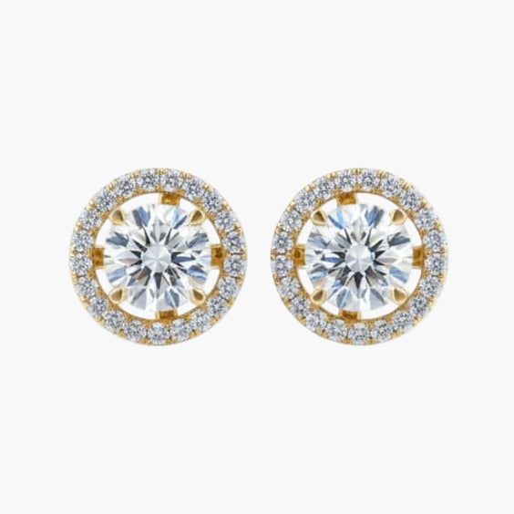 Studded Halo Earrings