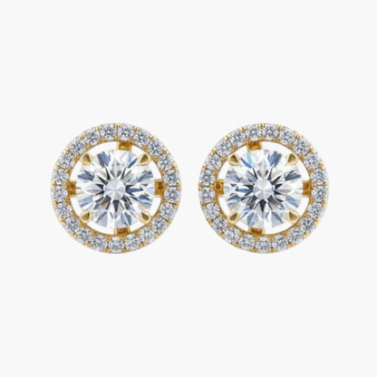 Studded Halo Earrings