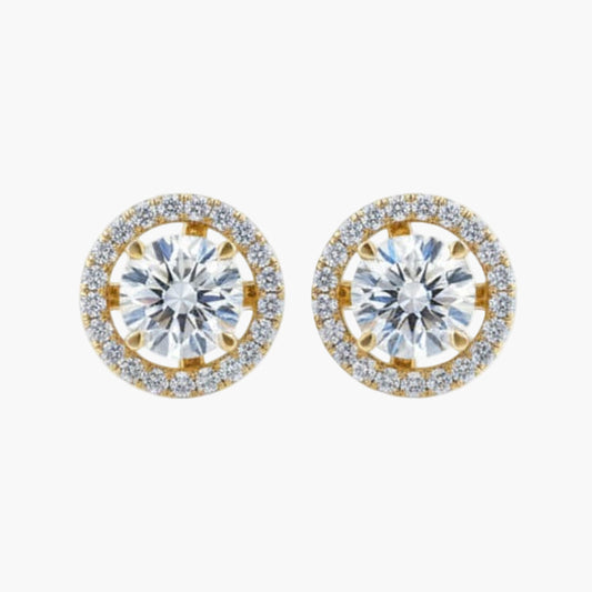 Studded Halo Earrings