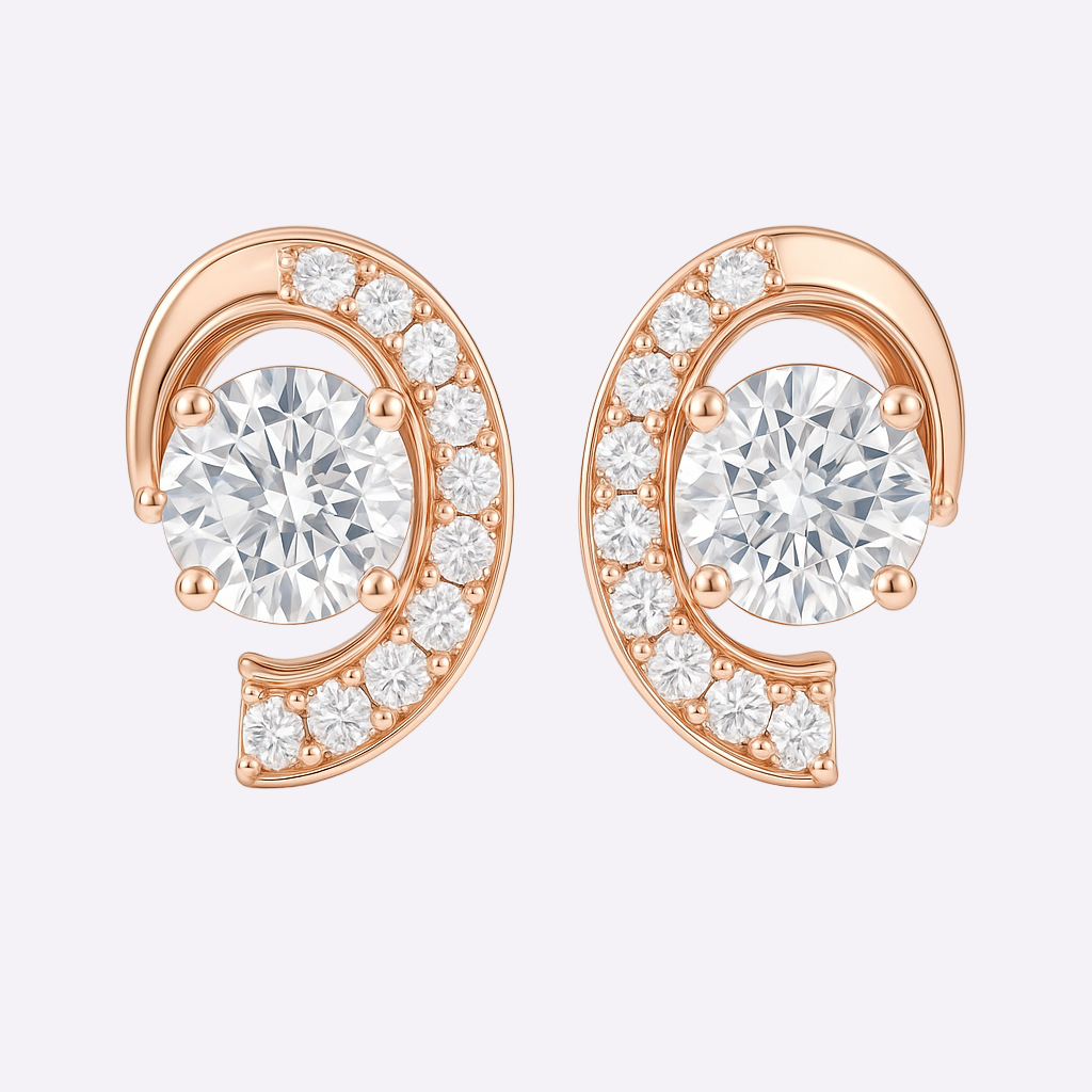 Exquisite Elegance Diamond Earrings