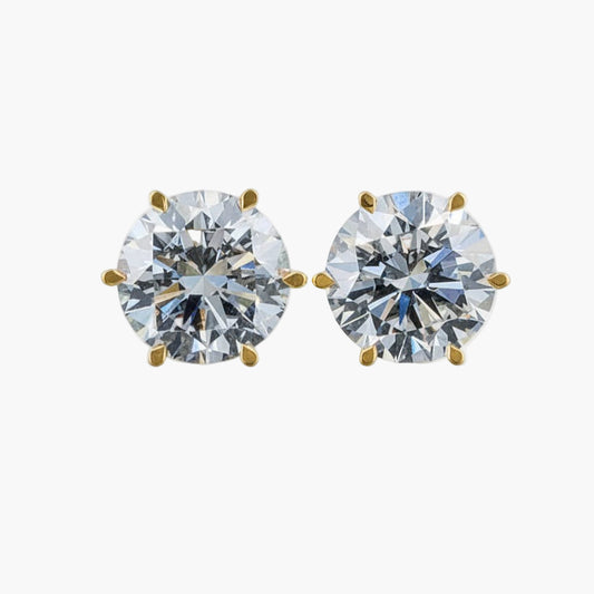 Radiant Diamond Earrings